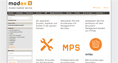 Desktop Screenshot of modex.ch